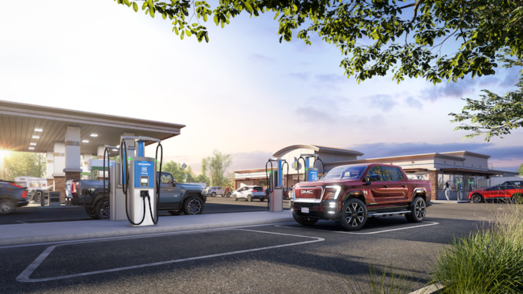 GM and ChargePoint will deploy hundreds of “Omni Port” chargers in 2025