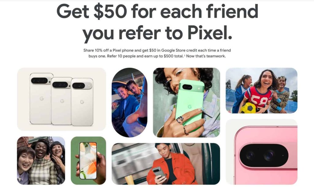 Google Pixel referral program has returned with up to 0 in rewards