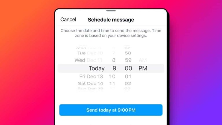 Instagram now allows everyone to schedule DMs