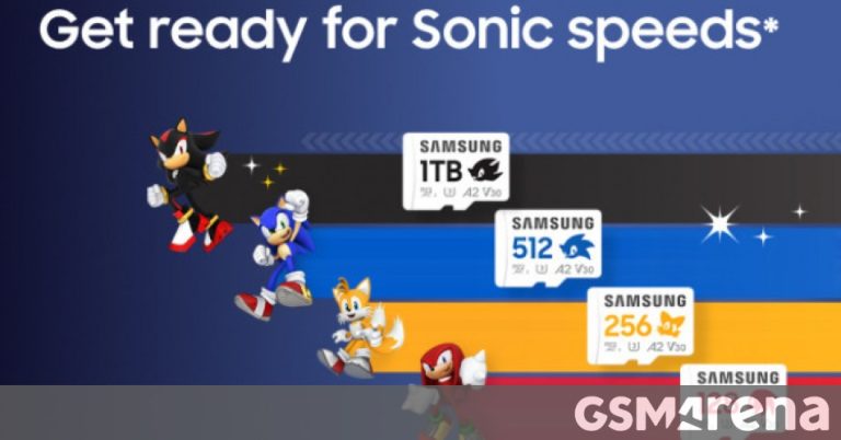 Samsung announces highly durable microSD cards with Sonic characters