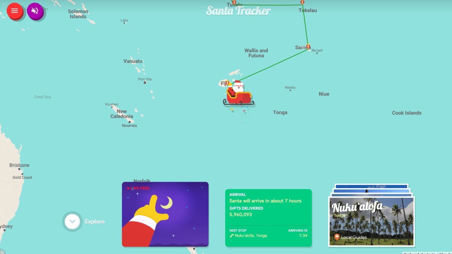 Santa Clause is coming to town and you can now track him on Google