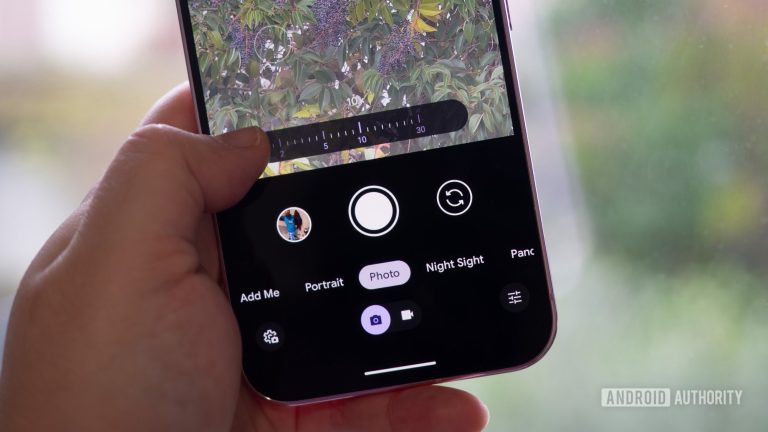 The Pixel camera app doesn’t have this button, but you really want it