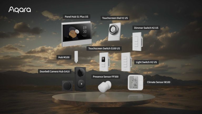 Aqara debuts in-wall control panels & other smart devices at CES