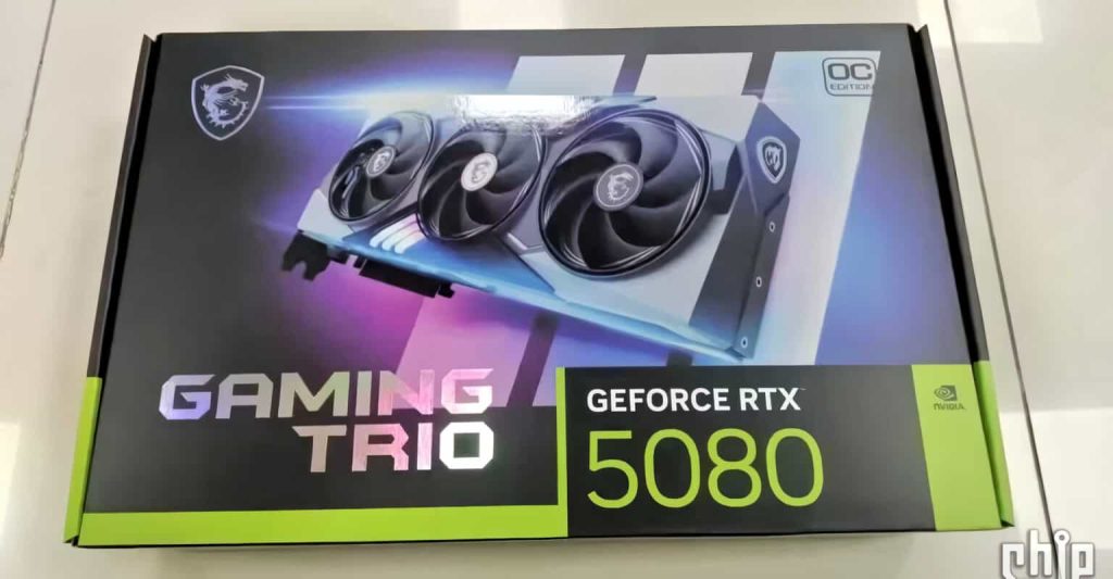 MSI’s GeForce RTX 5080 GPU leaks showing triple fans, 16GB VRAM