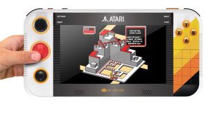 Of course Atari’s new handheld includes a trackball, spinner, and numpad