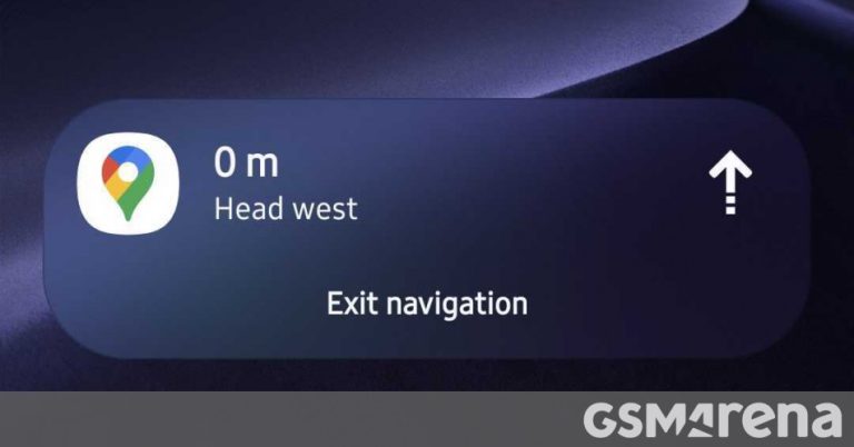 One UI 7 Now Bar gains Google Maps support