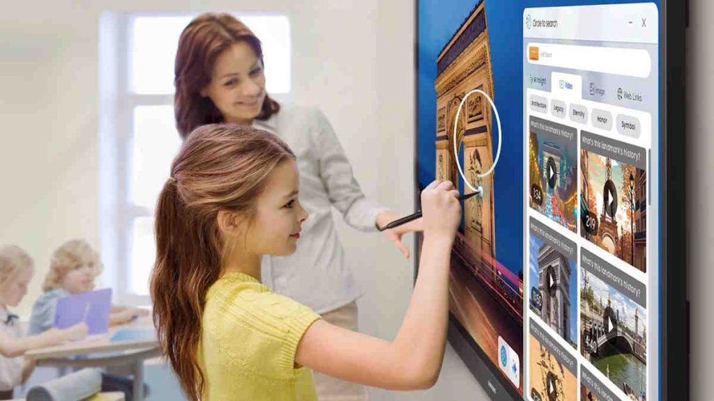 Samsung’s “smart board” offers Circle to Search on huge displays