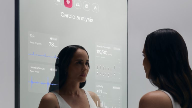 Withings OMNIA is a smart mirror with a talking AI that keeps you motivated