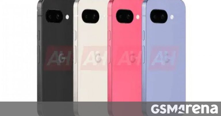 Google Pixel 9a leaks in all four colors