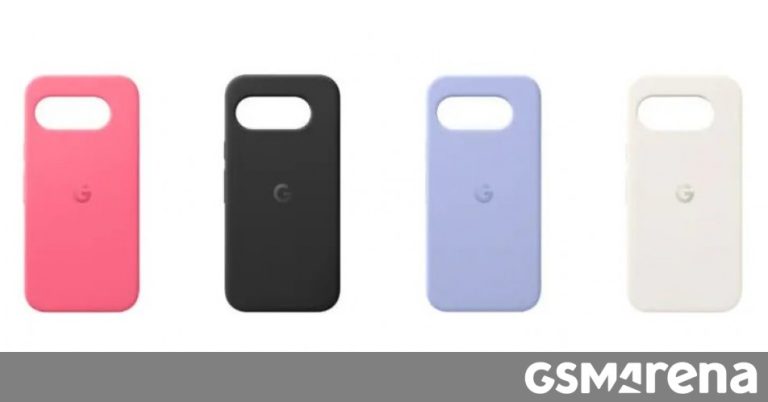 Official Google Pixel 9a cases leak along with full-frontal render