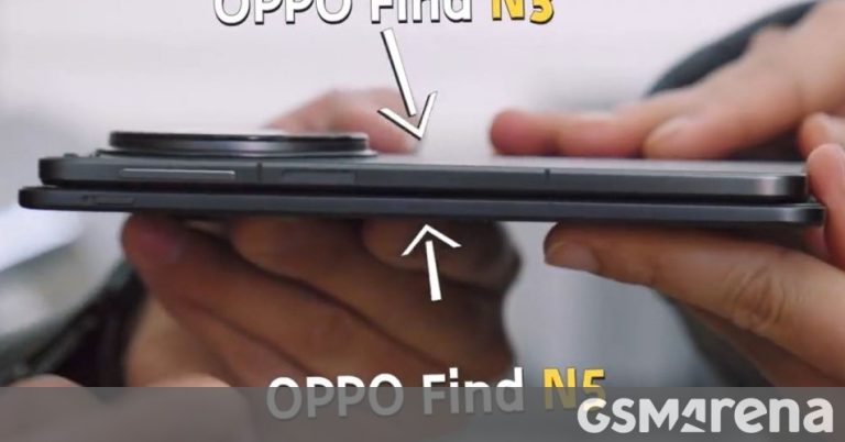 This is how thin the Oppo Find N5 and OnePlus Open 2 will be