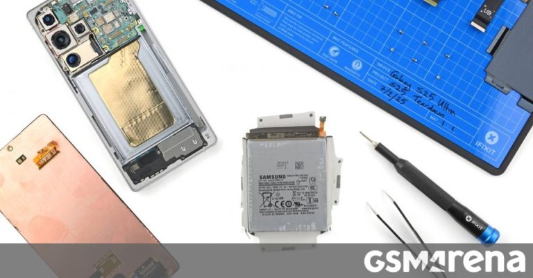 iFixit praises Samsung Galaxy S25 Ultra’s battery pull tabs, but the screen is still difficult to remove