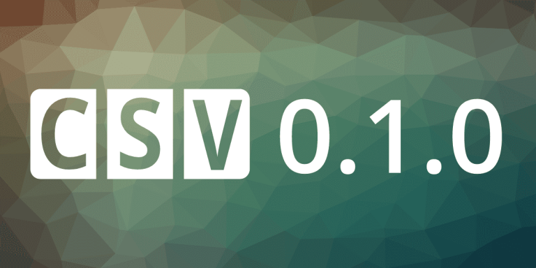 Node CSV version 0.1 and future developments