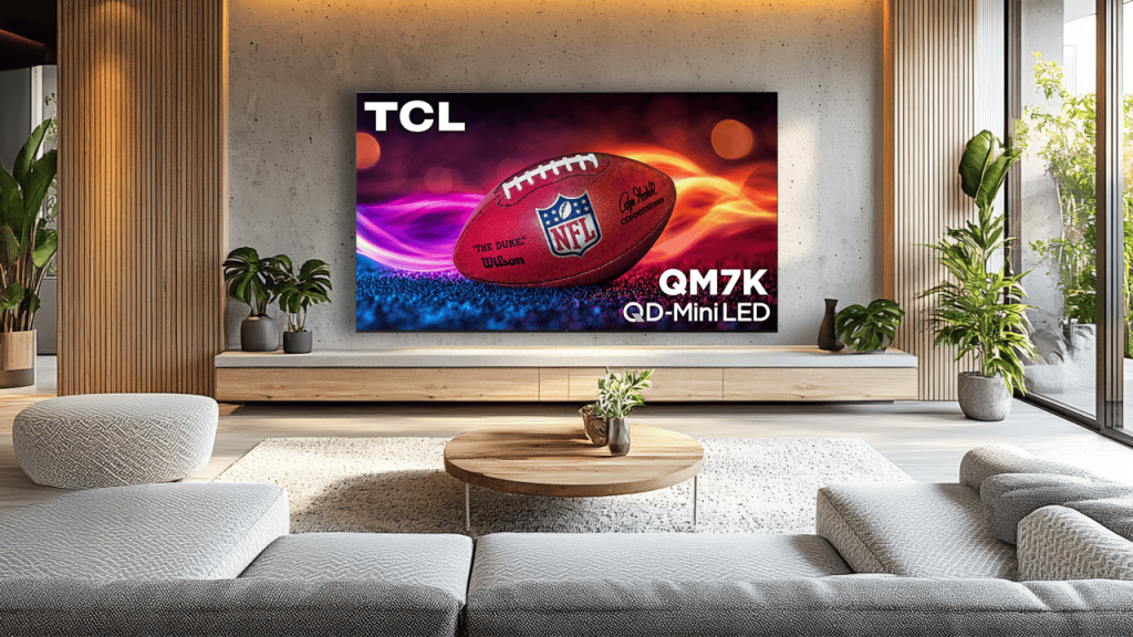 TCL’s QM7K Mini LED TVs Are Here—Brighter, Faster, and Packed With Bang & Olufsen Audio