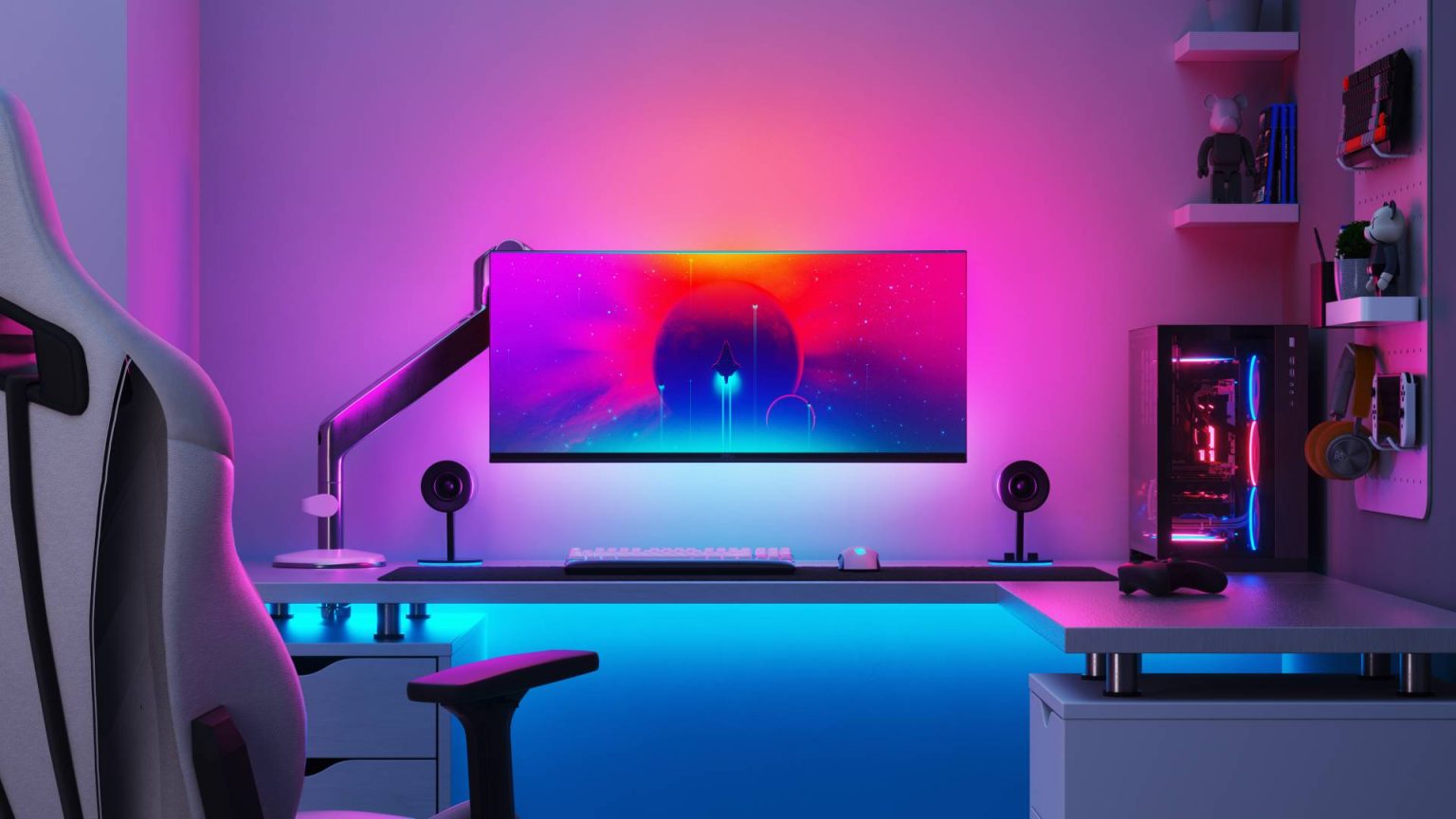 This plug-and-play solution lets you add dynamic lighting effects to your gaming setup for just 